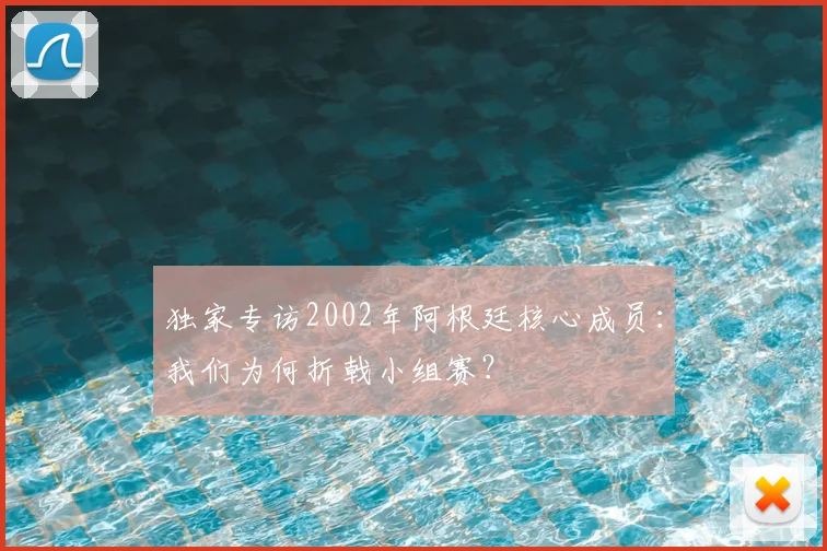 独家专访2002年阿根廷核心成员：我们为何折戟小组赛？